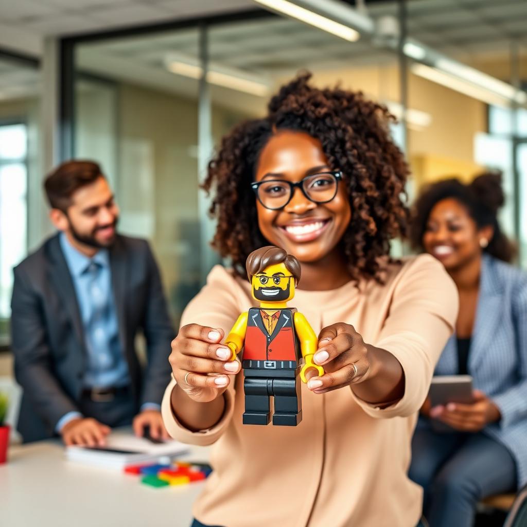 Self-Affirmation LEGO Statue